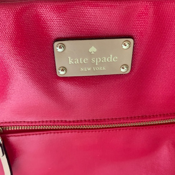 Kate Spade handbag. Never used no tags. Hot pink. Black and white inside - Picture 2 of 12